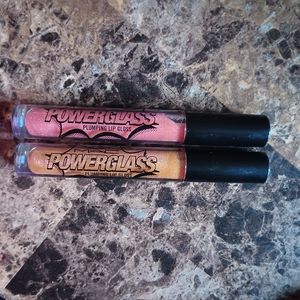 MAC Powerglass Plumping Lip Glosses - tickled by Bubbles & Beuat Brut